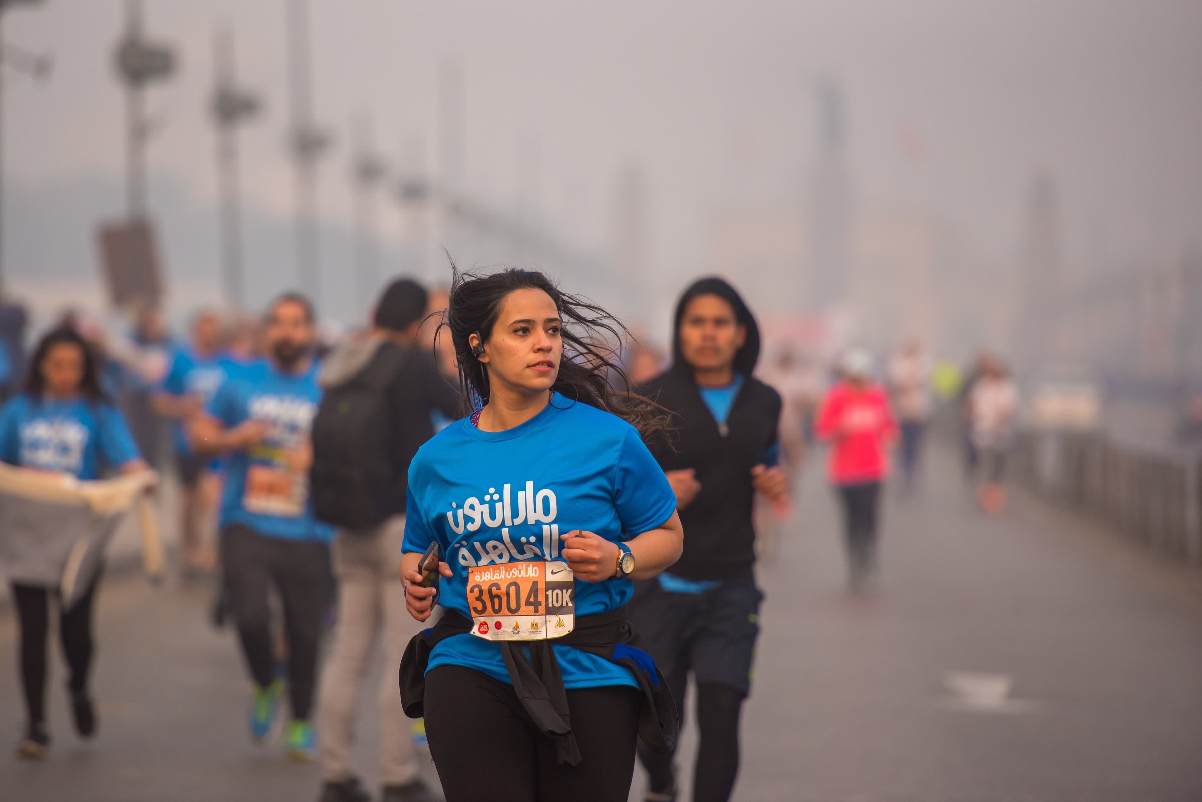 Group of marathon runners